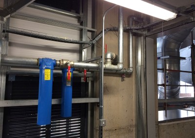Filters for the compressed air at Bristol University