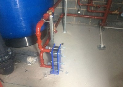 Plate heat exchanger for swimming pool at Eversfield Prep School