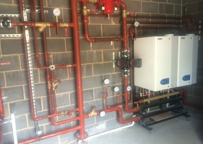 Plant room at Eversfield Prep School