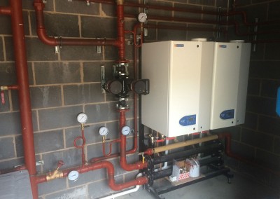 Boilers & shunt pump at Eversfield Prep School