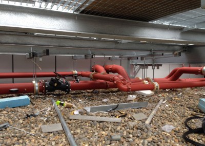 CHW pipework at Resorts World NEC