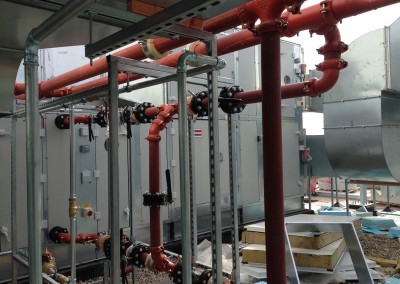 AHU and frost coils at Resorts World NEC