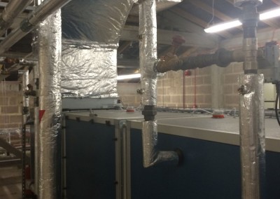 AHUs in roof void at Berkeley Ward