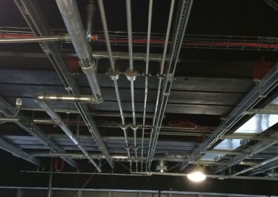 LTHW and CHW pipework at New Street Station