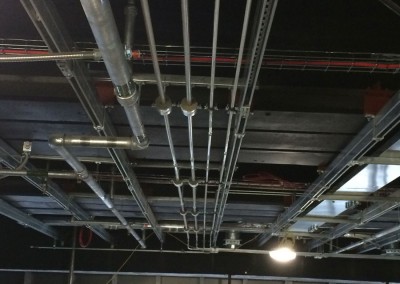 LTHW and CHW pipework at New Street Station