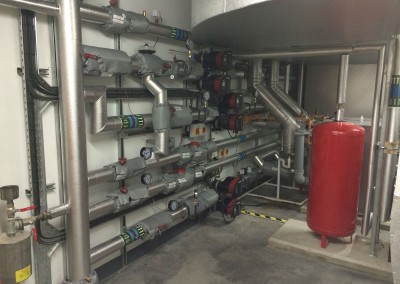 Plant room at Solihull College