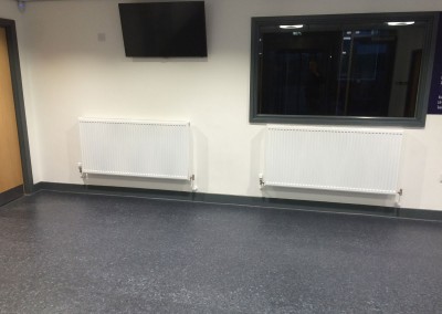 Screwed radiators at Solihull College