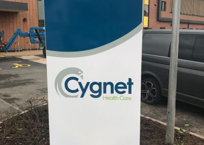 Front entrance at Cygnet Healthcare