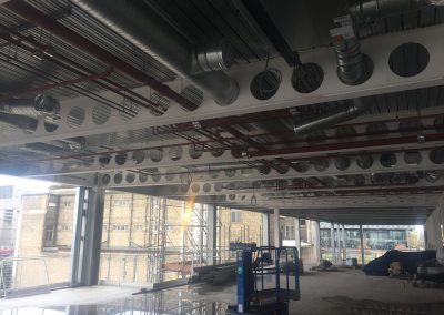 Pipework distribution Level 1 at HSBC Birmingham