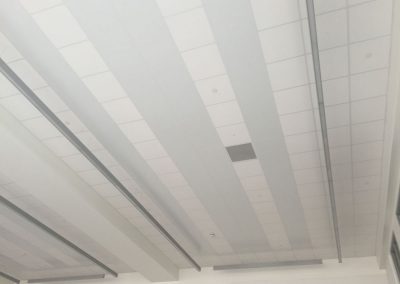 Typical radiant panels at Starbank School
