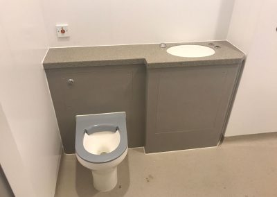 Anti lig toilet at Cygnet Healthcare