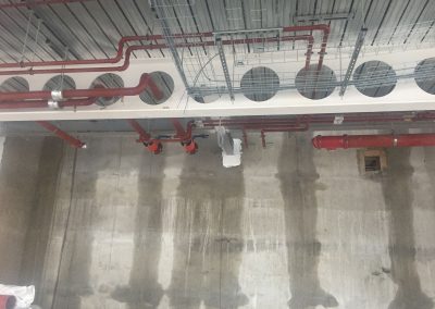 Pipework distribution Level 4 at HSBC Birmingham