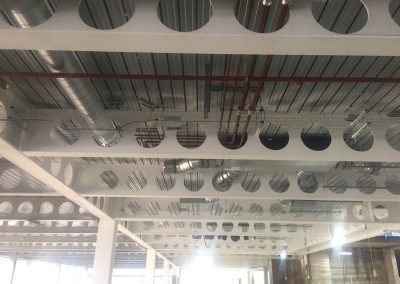 Pipework distribution Level 7 at HSBC Birmingham