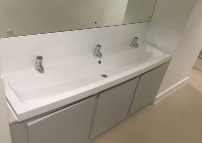 Typical basin at Starbank School